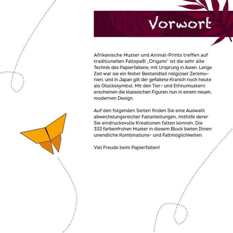 333 Origami - Faszination Afrika - Farbenfrohe Papiere falten