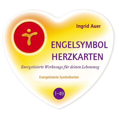 Engelsymbol-Herzkarten