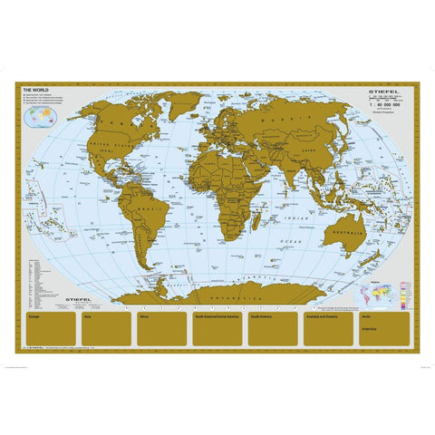Scratchmap/Rubbelkarte THE WORLD