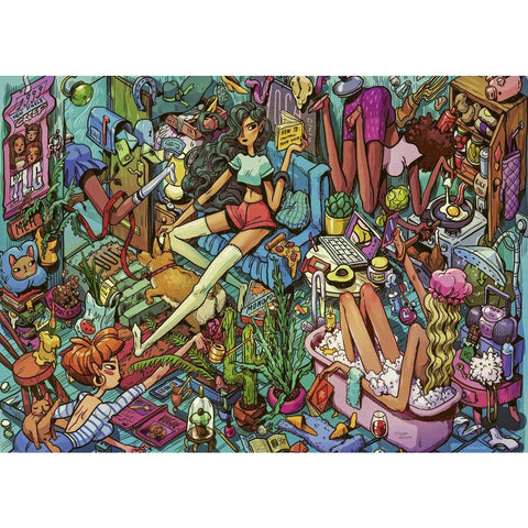 Homely Housemates Puzzle 1000 Teile