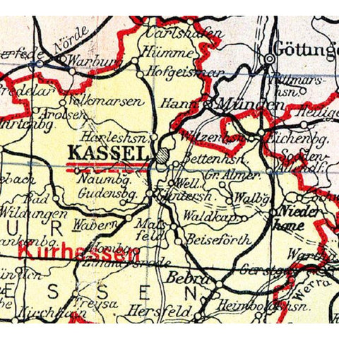 Historische Karte: Deutschland 1942