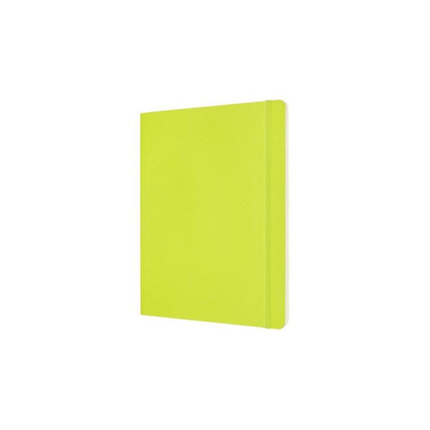 Moleskine Notizbuch XL, Blanko, Weicher Einband, Limetten Grün