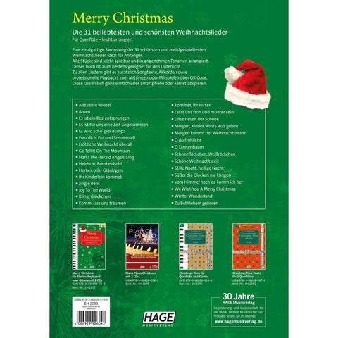 Merry Christmas für C-Instrumente (Querflöte, Oboe)