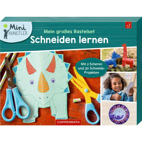 Mein großes Bastelset: Schneiden lernen (Dinosaurier)