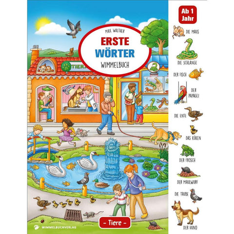 Erste Wörter Wimmelbuch Tiere
