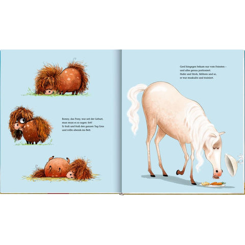 Ronny, das Pony, und Gerd, das Pferd