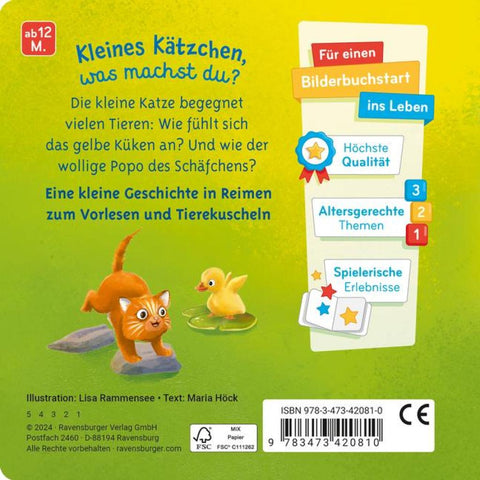 Mein liebstes Vorlese-Fühlbuch - Die kleine Katze