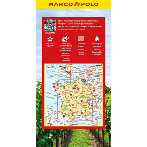 MARCO POLO Reisekarte Frankreich 1:950.000