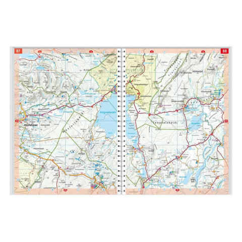 Island Reiseatlas, Autoatlas 1:150.000, Spiralbindung, freytag & berndt