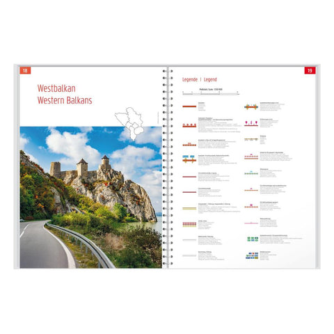 freytag & berndt Autoatlas Westbalkan 1:150.000