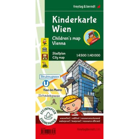 freytag & berndt Stadtplan Kinderkarte Wien 1:40.000