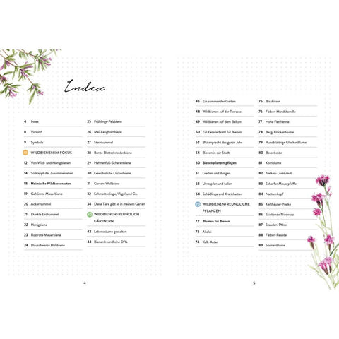 Mein Bienengarten - Das illustrierte Gartenbuch