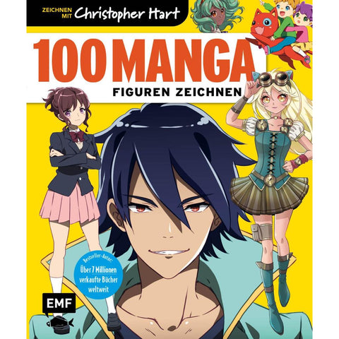 100 Manga-Figuren zeichnen