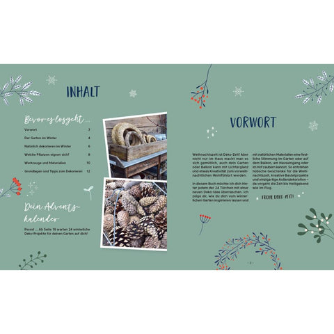 Mein Adventskalender-Buch: Gartendeko-Liebe