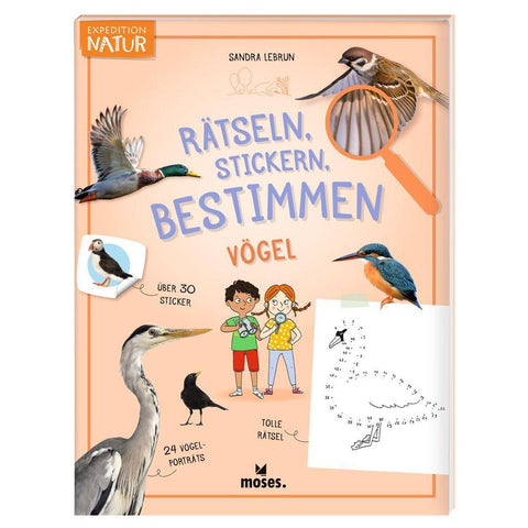 Expedition Natur Rätseln, Stickern, Bestimmen - Vögel