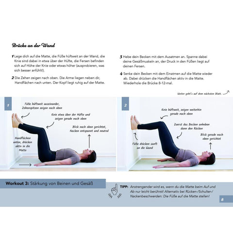 Wand-Pilates