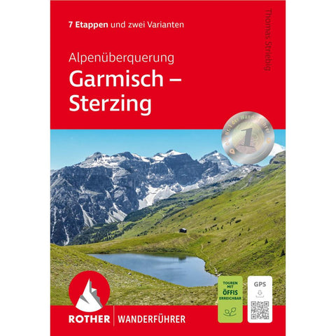 ROTHER Wanderführer Alpenüberquerung Garmisch - Sterzing