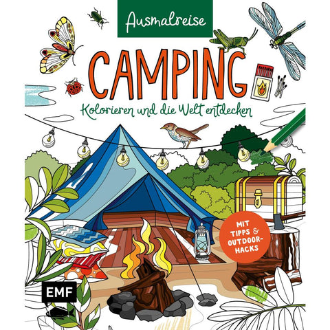 Ausmalreise Camping