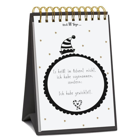 Tisch-Adventskalender 'Visual Words'
