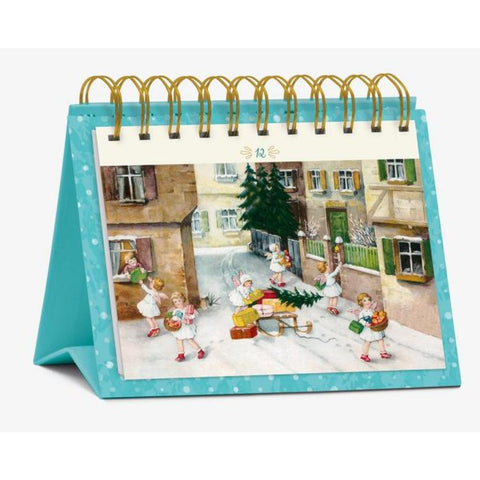 Postkarten-Adventskalender "24 nostalgische Grüße"