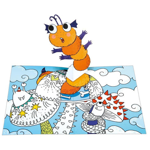 Dein Pop-Up-Buch zum Selbermachen - Monster