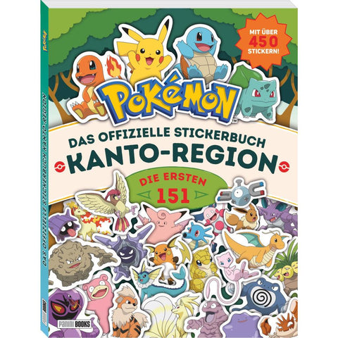 Pokémon: Das offizielle Stickerbuch Kanto-Region - Die ersten 151