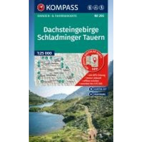 KOMPASS Wanderkarten-Set 293 Dachsteingebirge, Schladminger Tauern (3 Karten) 1:25.000