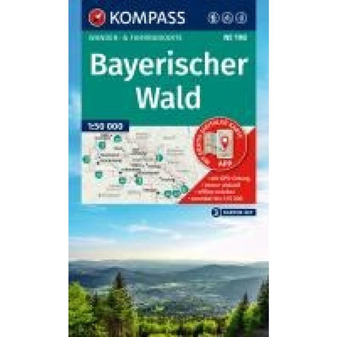 KOMPASS Wanderkarten-Set 198 Bayerischer Wald (3 Karten) 1:50.000