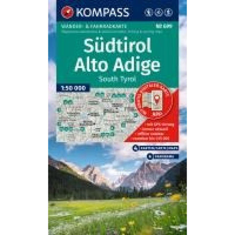 KOMPASS Wanderkarten-Set 699 Südtirol / Alto Adige / South Tyrol (4 Karten) 1:50.000
