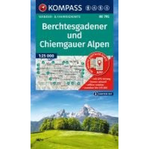 KOMPASS Wanderkarten-Set 795 Berchtesgadener und Chiemgauer Alpen (3 Karten) 1:25.000