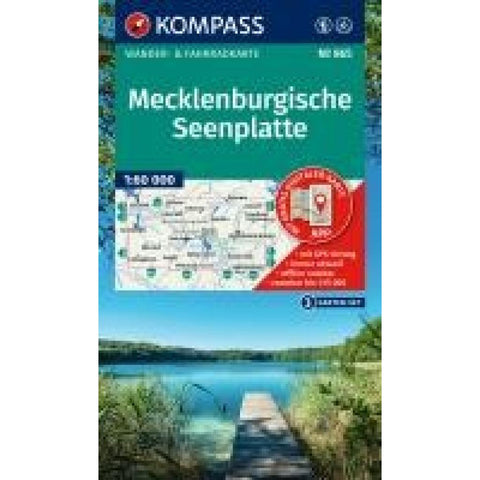 KOMPASS Wanderkarten-Set 865 Mecklenburgische Seenplatte (3 Karten) 1:60.000