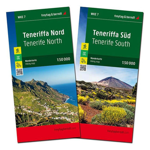 freytag & berndt Wanderkarten-Set Teneriffa 1:50.000