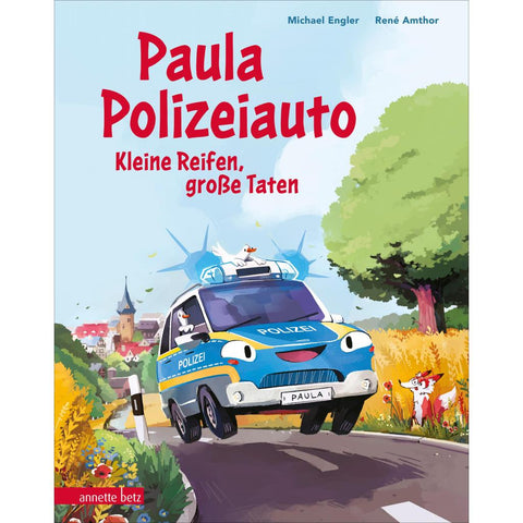 Paula Polizeiauto - Kleine Reifen, große Taten: Abenteuer-Bilderbuch ab 4 Jahren mit sprechenden Autos