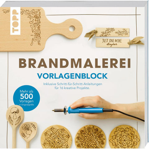 Brandmalerei. Vorlagenblock. Mehr als 500 Vorlagen in Originalgröße.