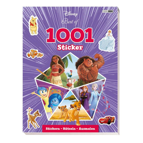 Disney Best of: 1001 Sticker - Stickern - Rätseln - Ausmalen