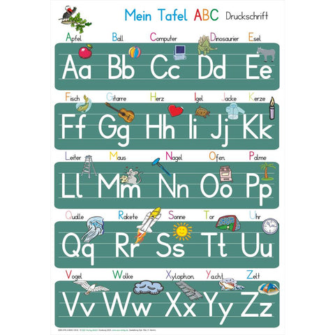 Mein Tafel-ABC in Druckschrift