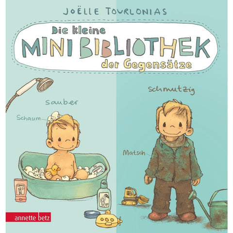 Die kleine Mini-Bibliothek der Gegensätze - Ein Pappbilderbuch über Gegensätze (Die Mini-Bibliothek der Wörter)