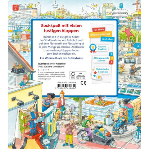 Mein Sachen suchen Wimmelbuch: In der Stadt