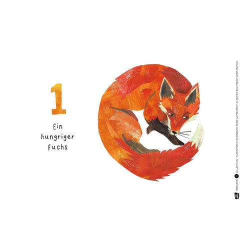 Ein Fuchs - hundert Hühner. Der Bildkarten-Thriller zum Mitzählen. Kamishibai Bildkartenset