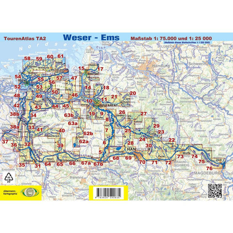 TourenAtlas TA2 Weser-Ems
