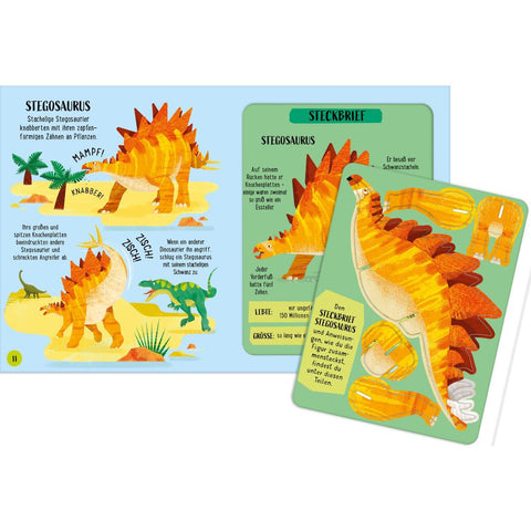 Zusammenstecken und Entdecken: Dinosaurier