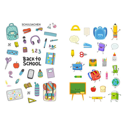 Mein Stickerbuch - Journal-Love: über 600 Letterings, süße Kawaiis und Schmuckelemente