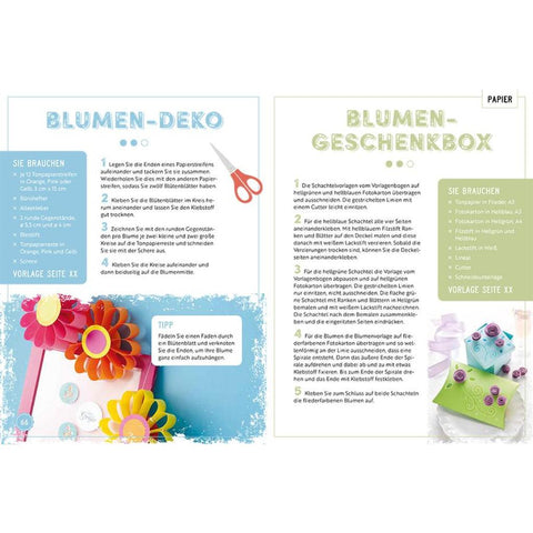 Das Rentner-Bastelbuch. In großer Schrift.