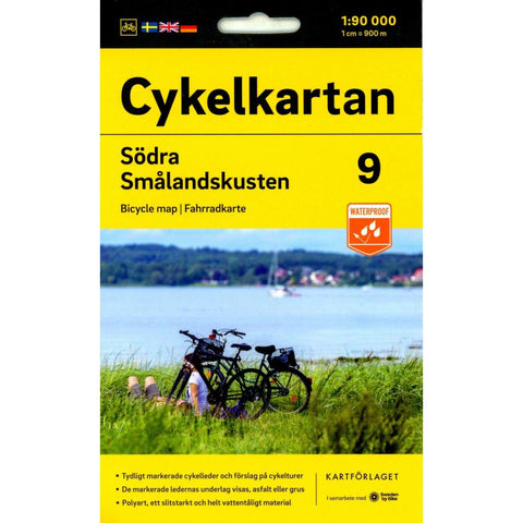 Cykelkartan Blad 9 Södra Smålandskusten 1:90000