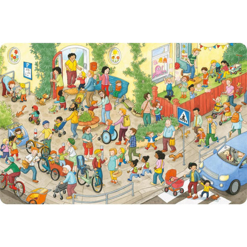 Mein großes Kindergarten-Wimmelbuch