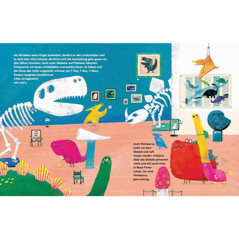Was macht ein Dino im Museum?