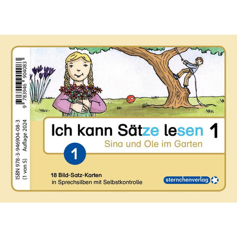 Ich kann Sätze lesen - In Silbenschreibweise - 90 Bild-Satz-Karten mit Selbstkontrolle