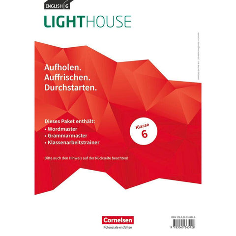 English G Lighthouse Band 2: 6. Schuljahr - Arbeitshefte Wordmaster, Grammarmaster und Klassenarbeitstrainer (Im Paket)