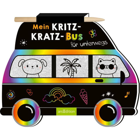 Mein Kritzkratz-Bus für unterwegs