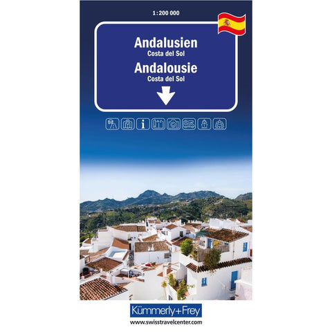 Kümmerly+Frey Regional-Strassenkarte Andalusien 1:200.000